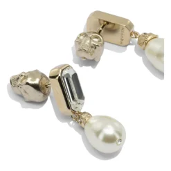 Skull & Crystal Earrings