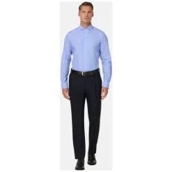 Slim Fit Gestreiftes Baumwollhemd