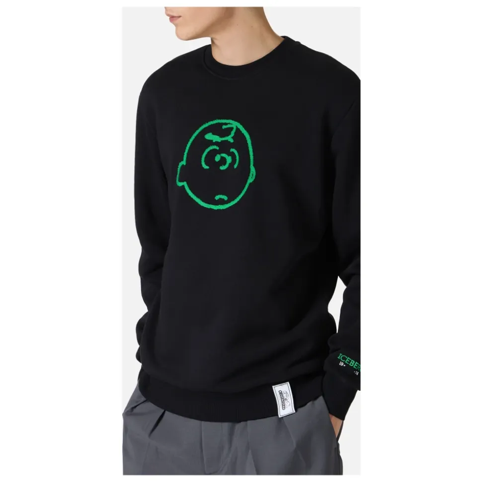 Slim Sweatshirt mit Snoopy