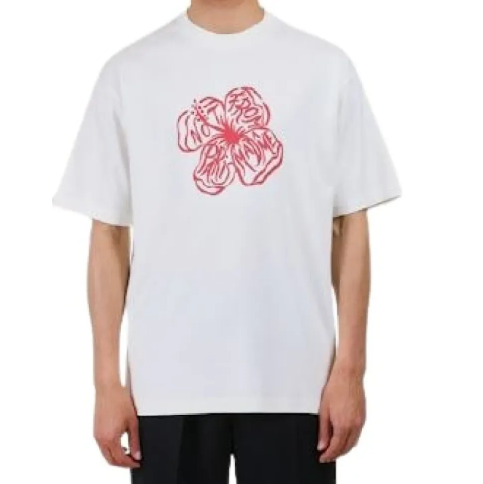 Slogan Hibiscus T-Shirt