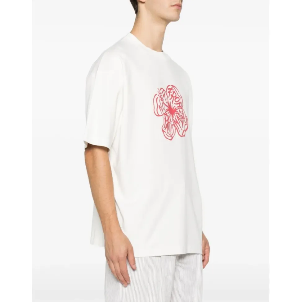 Slogan Hibiscus T-Shirt