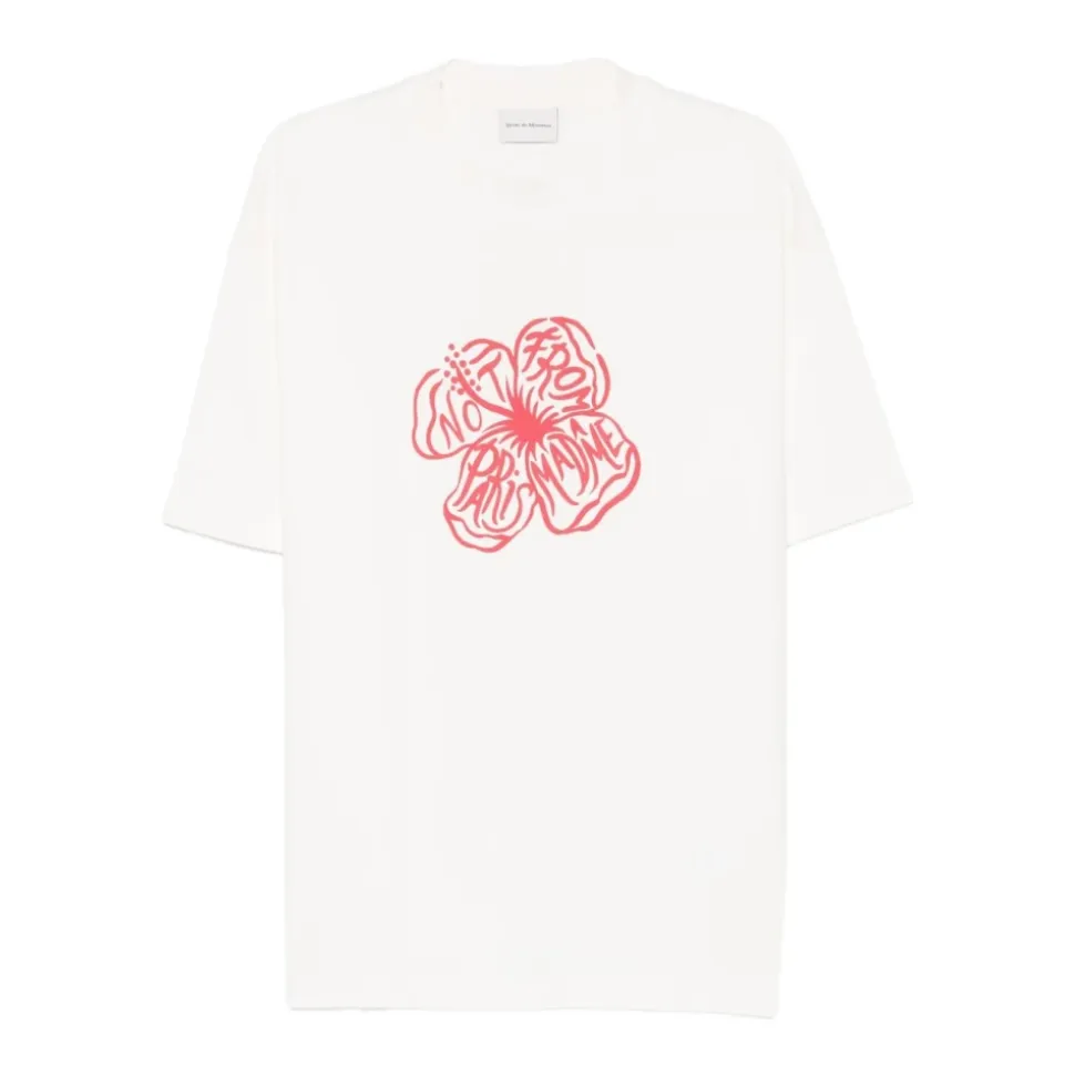 Slogan Hibiscus T-Shirt
