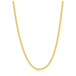 Snake Chain Necklace in Gold