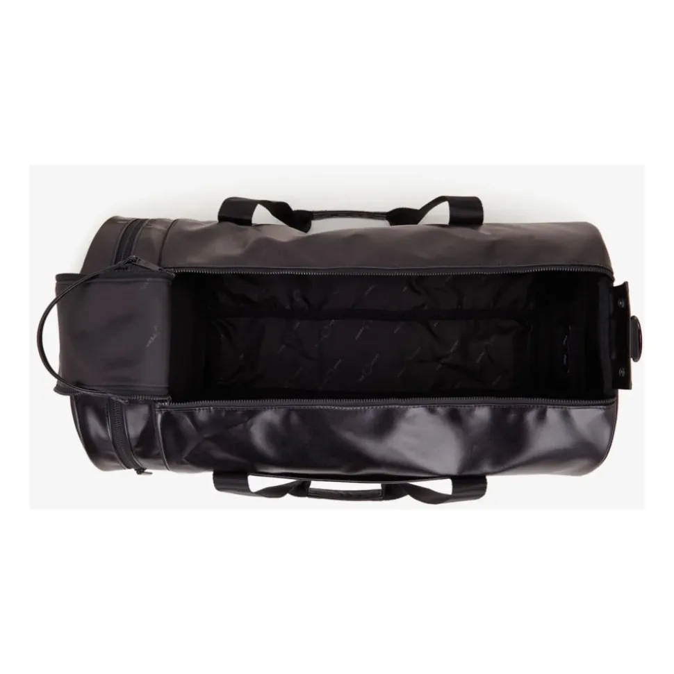 Sportliche Große Barrel-Tasche in Schwarz