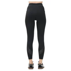 Sportliche Lace Hw 7/8 Leggings Schwarz