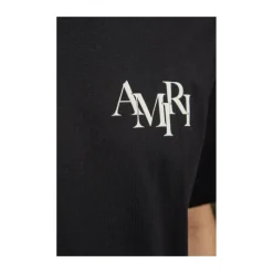 Staggered Logo T-Shirt Schwarz