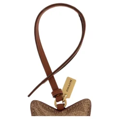 Star Puffy Taschenanhänger aus Signature Canvas