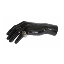 Sterling Silber Fleur de Lis Ring