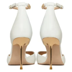 Stiletto High Heeled Sandals Malena - White