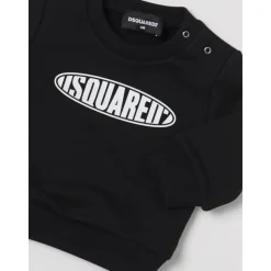 Stilvoller Schwarzer Baby-Pullover