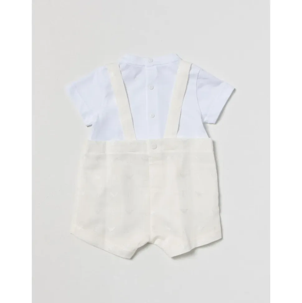 Stilvolles Baby-Outfit-Set mit Hosenträgern