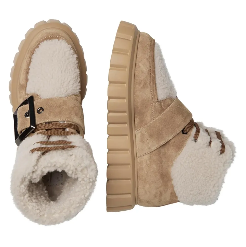 Stivali GRENELLE LACE BUCKLE LINING FUR