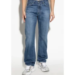 Straight-leg jeans