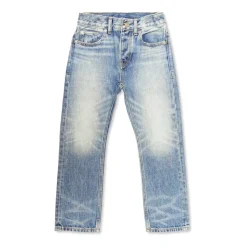 Straight-leg jeans