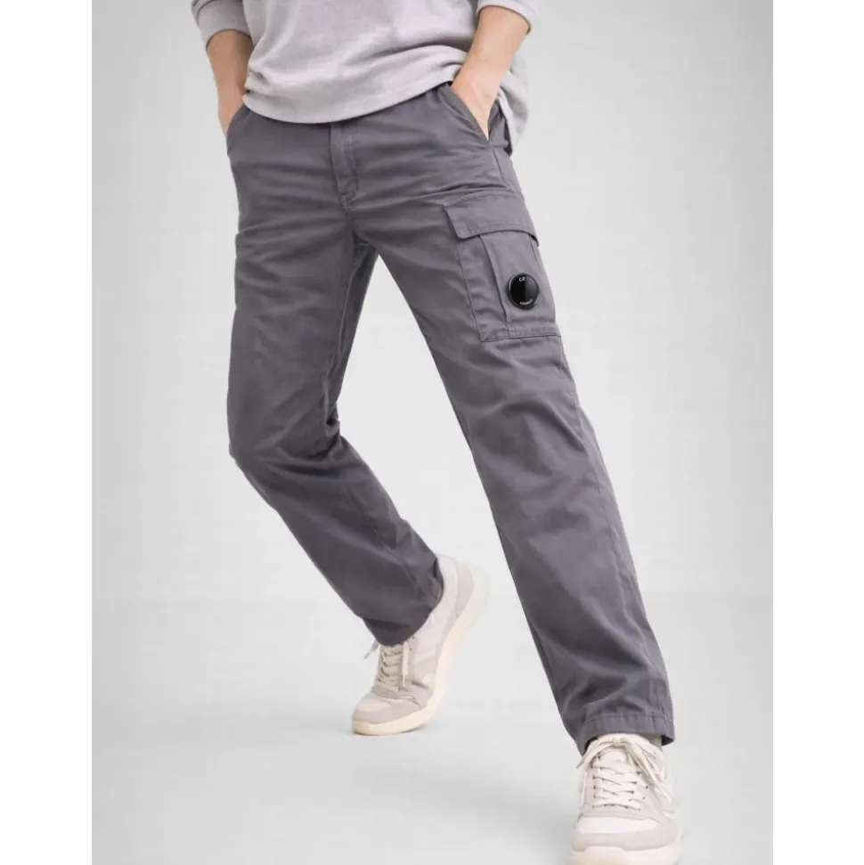 Stretch Sateen Regular Cargo Pants
