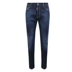 Stretch-Denim-Jeans mit gewaschenen Details