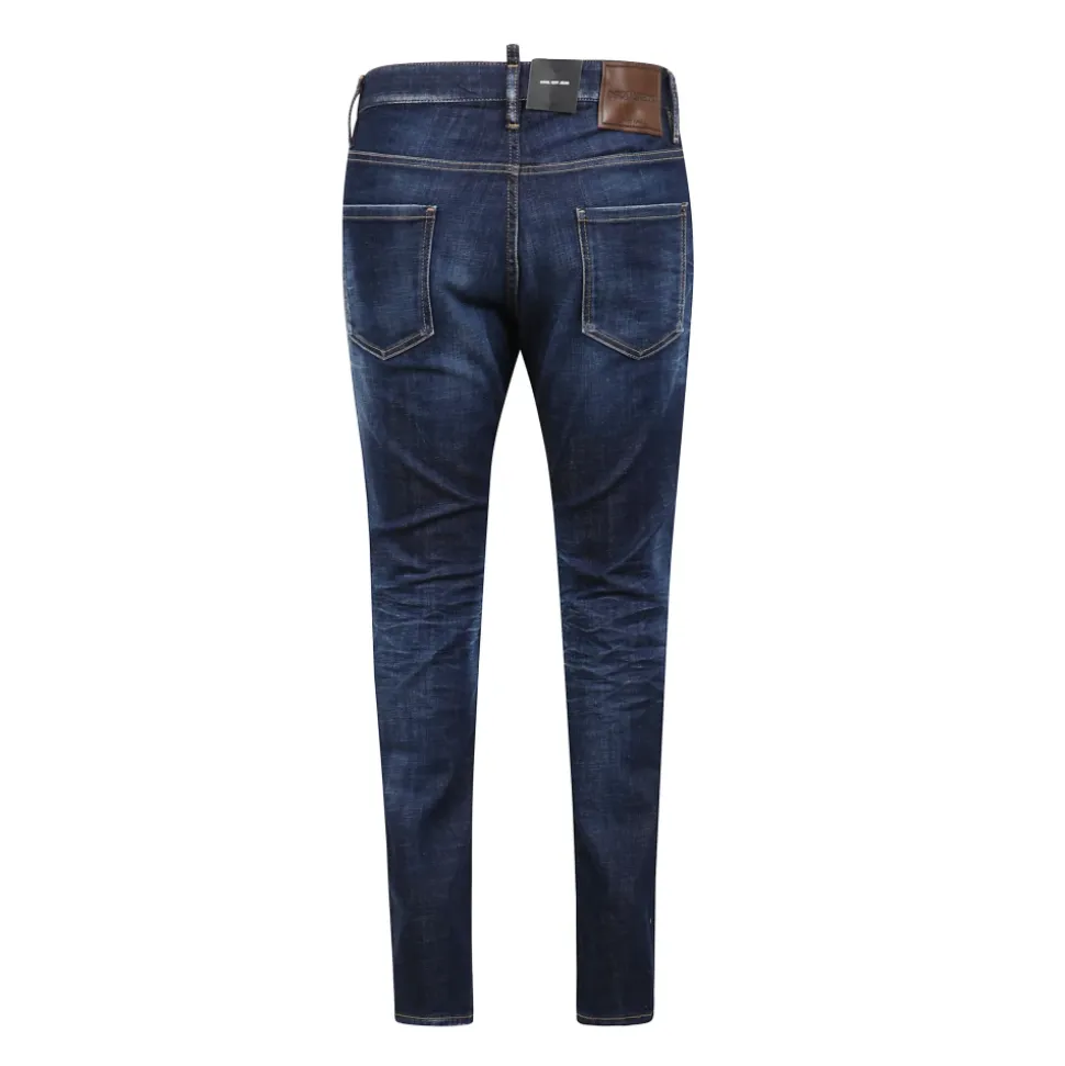 Stretch-Denim-Jeans mit gewaschenen Details