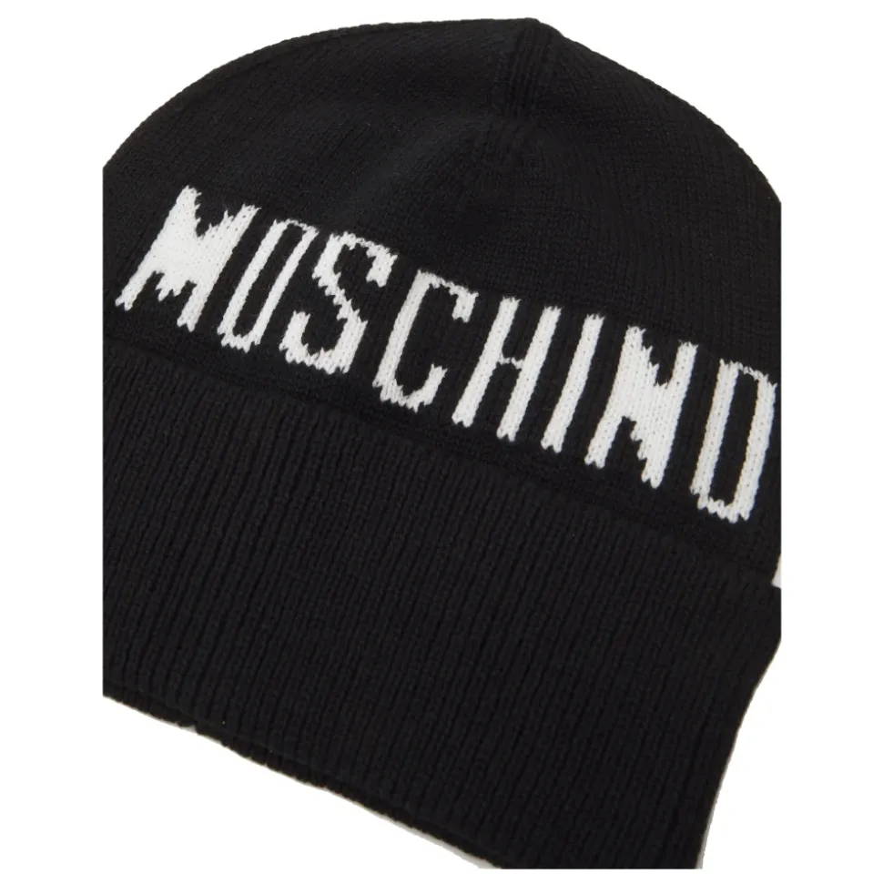 Strickmütze mit Logo