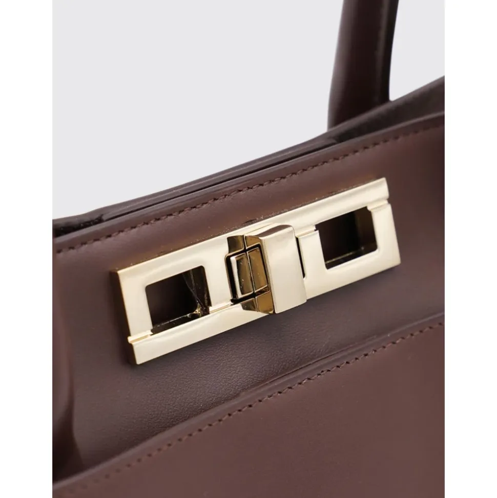 Structured Top Handle Bag