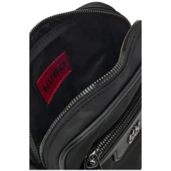 Strukturierte Reporter-Tasche mit Gunmetal-Hardware
