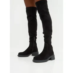 Suede Chic Overknee-Stiefel
