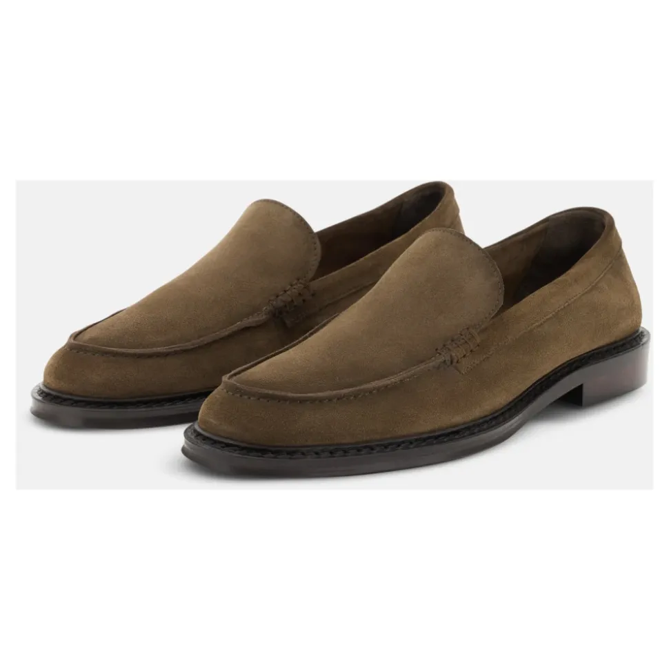 Suede Loafers