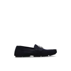 Suede Mokassins mit Logo