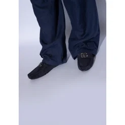 Suede Mokassins mit Logo