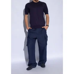 Suede Mokassins mit Logo