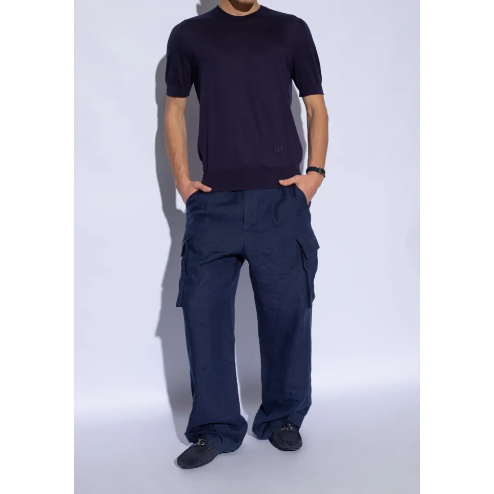 Suede Mokassins mit Logo
