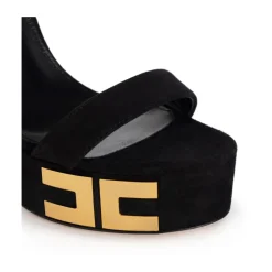 Suede Platform Sandal
