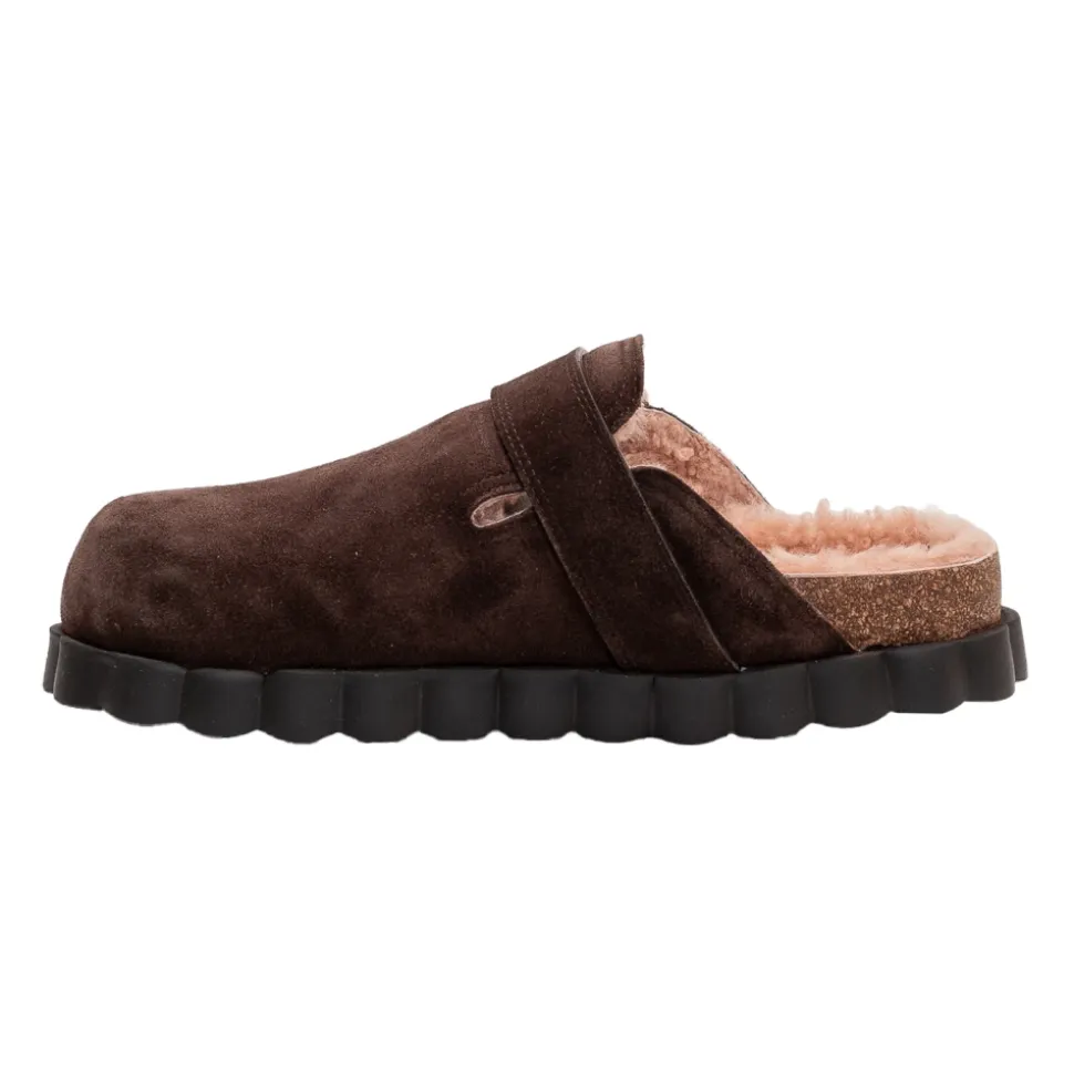 Suede Sabot