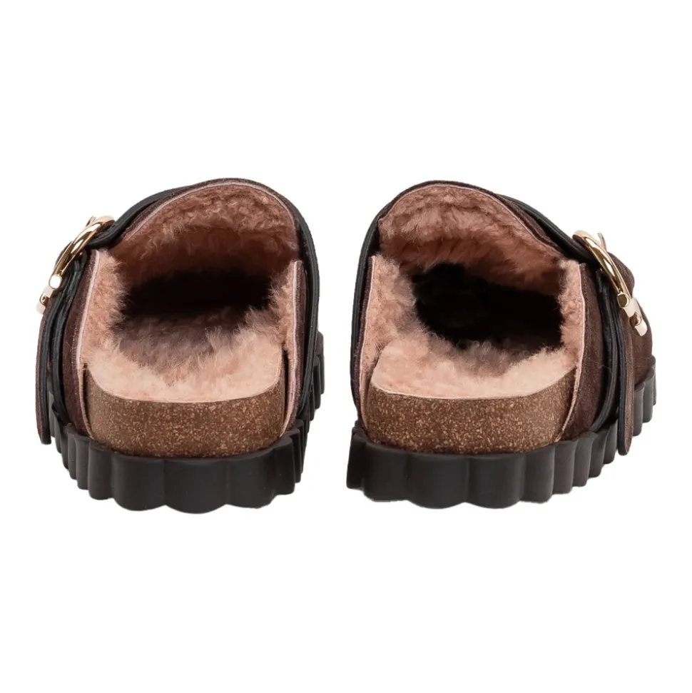 Suede Sabot