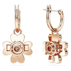 Swarovski Damen Ohrringe Tropfenohrringe Weiß, rosegold IDYLLIA 5674212