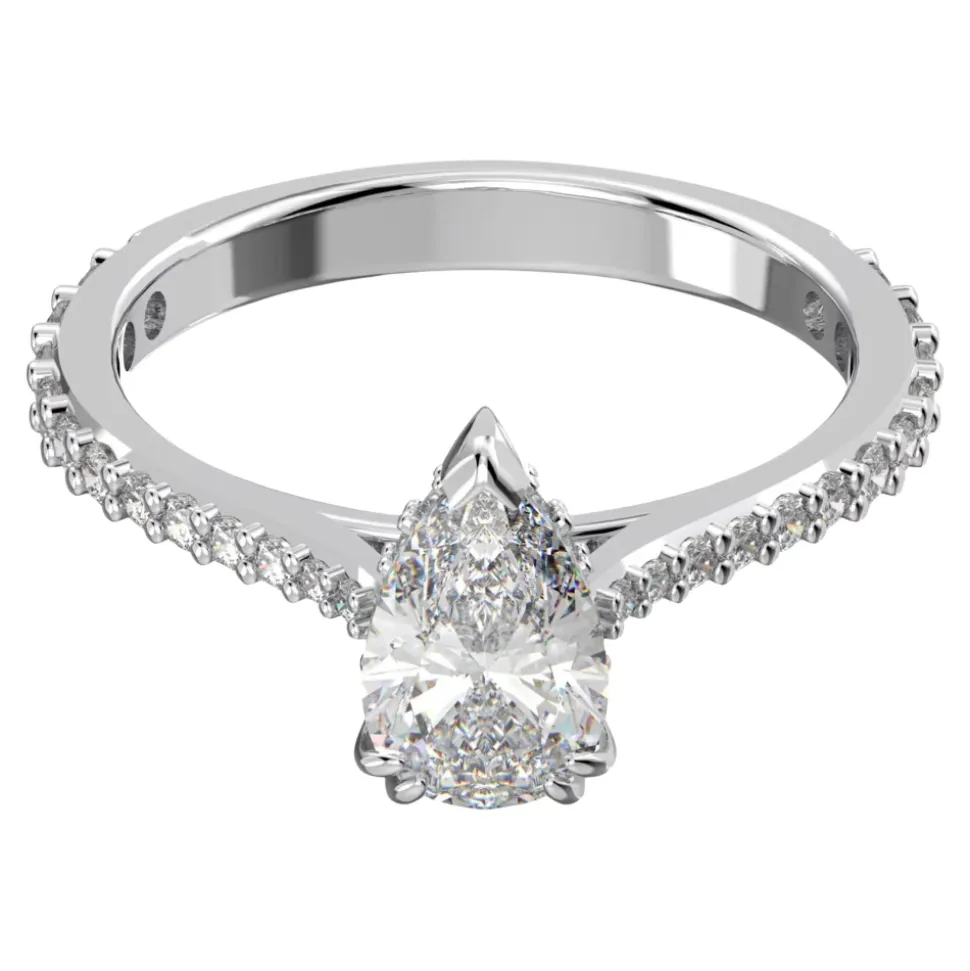 Swarovski Damen Ring Matrix Vittore Weiß