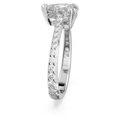 Swarovski Damen Ring Matrix Vittore Weiß