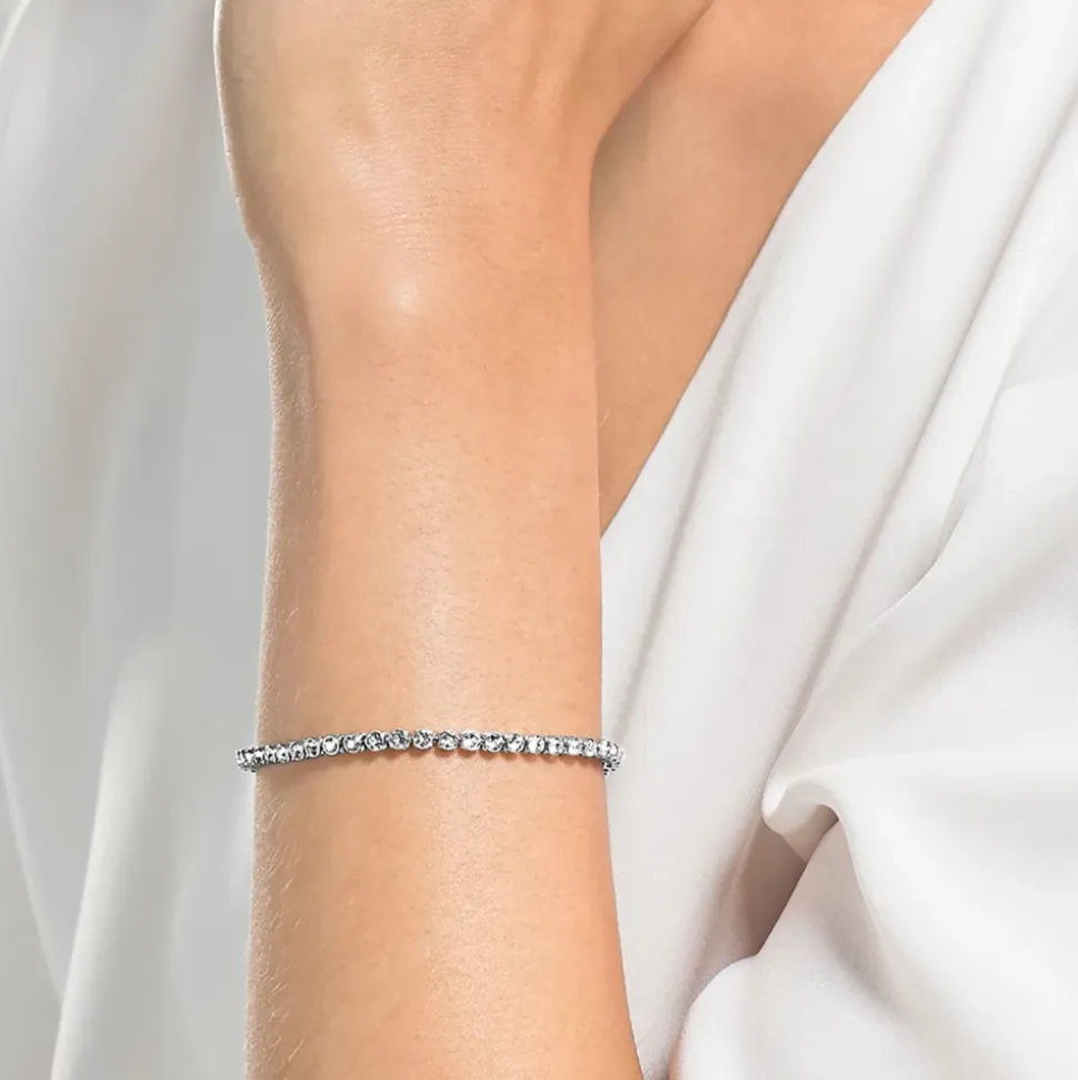 SWAROVSKI Damen Tennis Armband Weiß IMBER 1808960