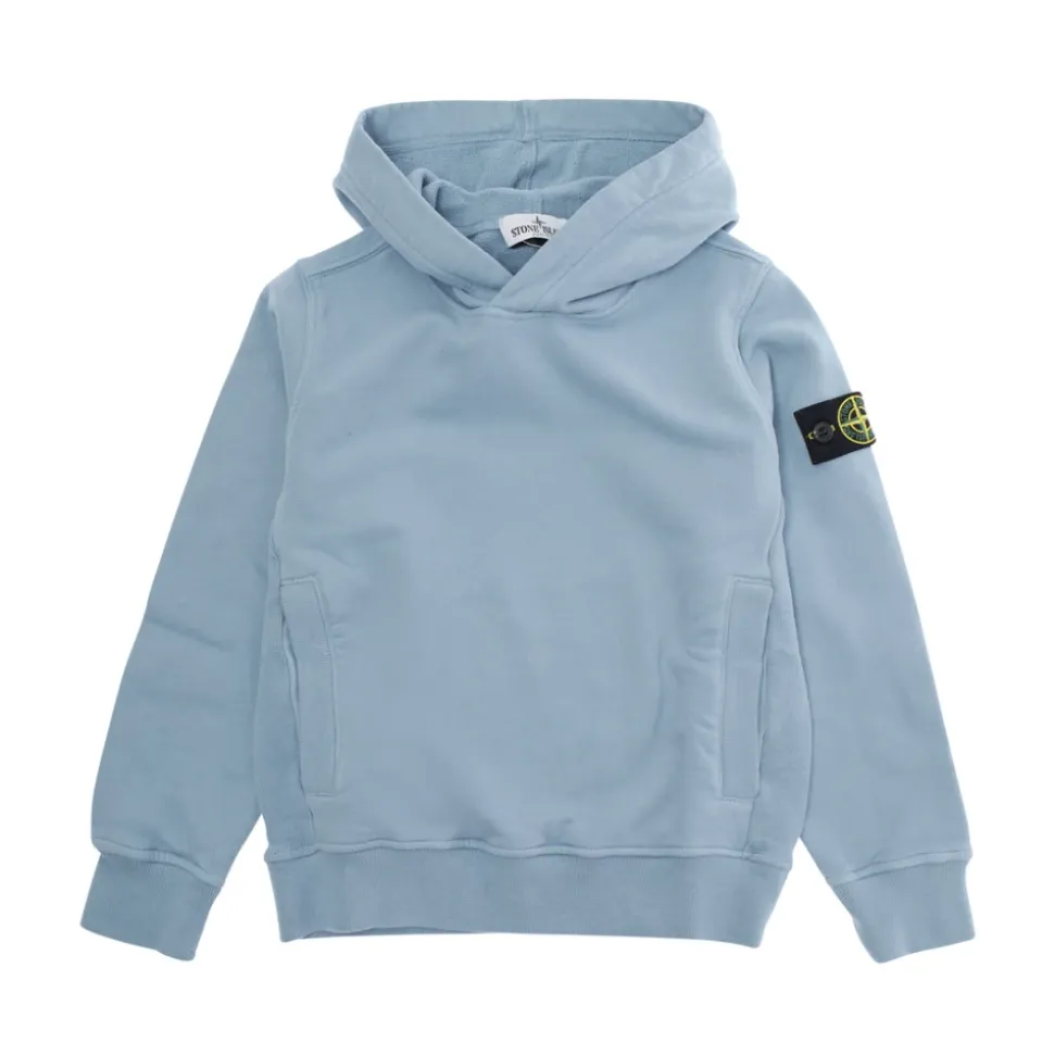 Sweatshirt mit fester Kapuze und Logo-Patch am Ärmel