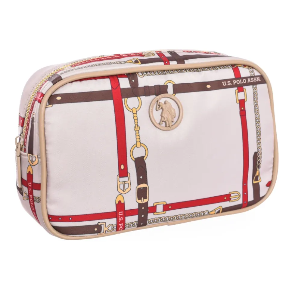 Synthetische Kulturtasche mit Reißverschluss