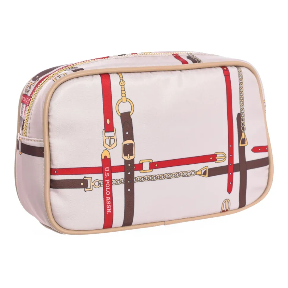 Synthetische Kulturtasche mit Reißverschluss