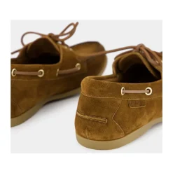 Tabakbraune Wildleder-Loafer