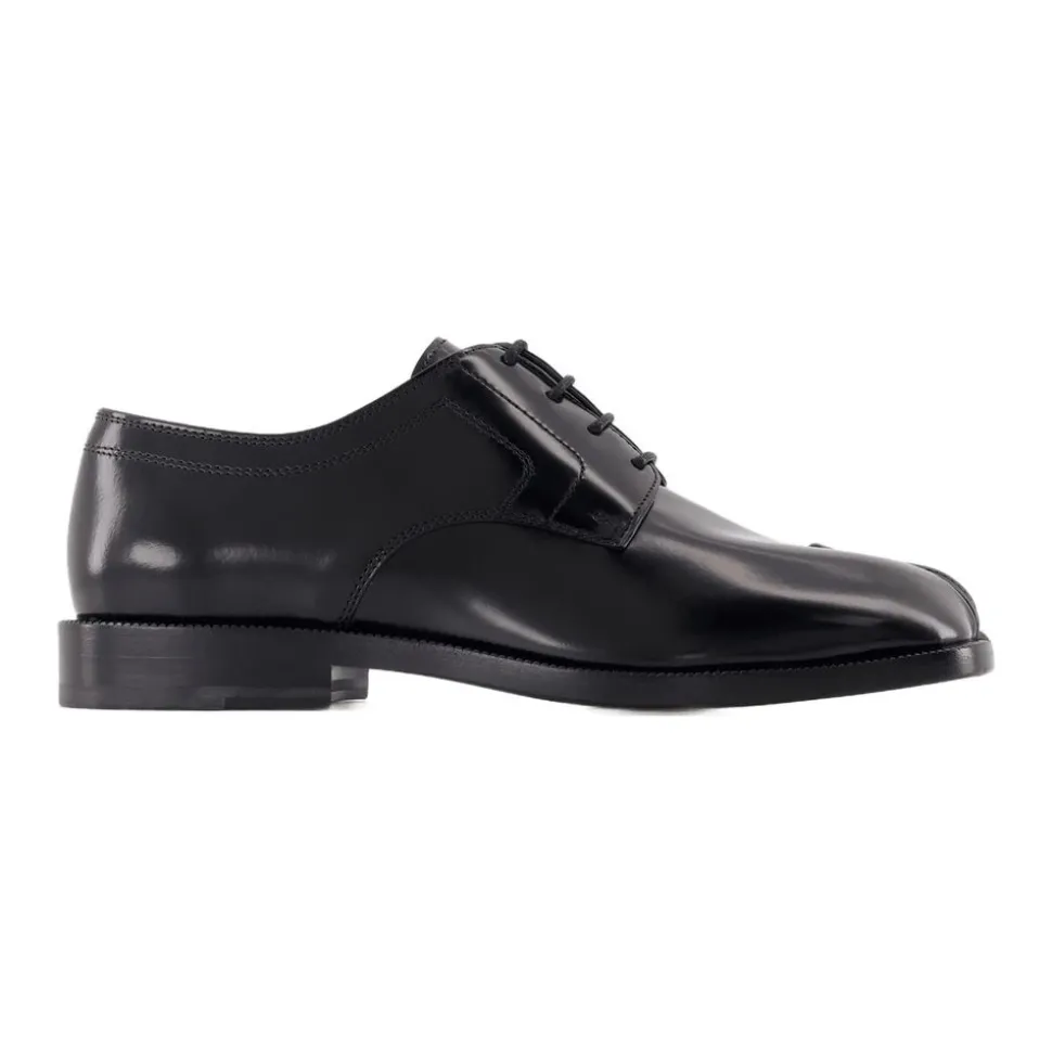 Tabi Derbies - Leder - Schwarz