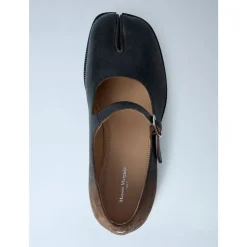 Tabi Mary Jane Leder Ballerinas
