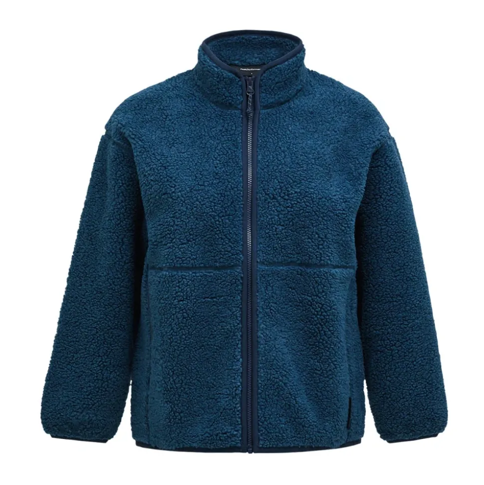 Teddy Fleece Jacke mit Reißverschluss