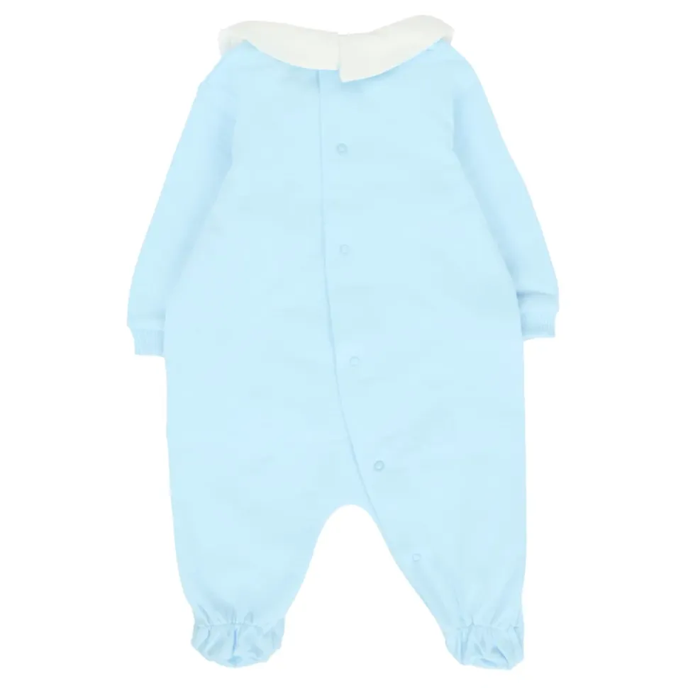 Teddybär Strampler in Hellblau