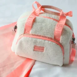 Teddy-Tasche mit Schulterriemen