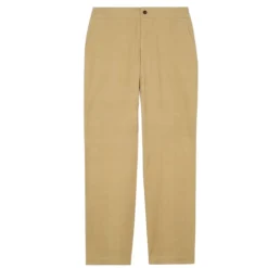 Texturierte Baumwollhose mit Karomuster