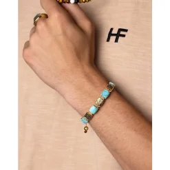 The Dorje Flatbead Collection - Turquoise and Gold