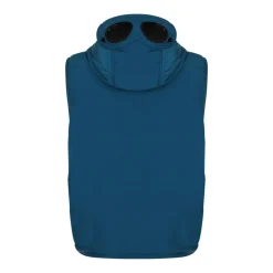 Tintenblauer, wattierter Gilet