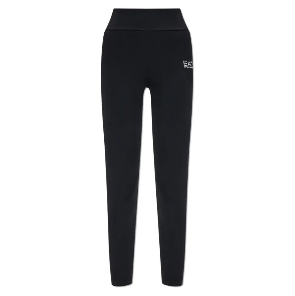 Trainingsleggings mit bedrucktem Logo
